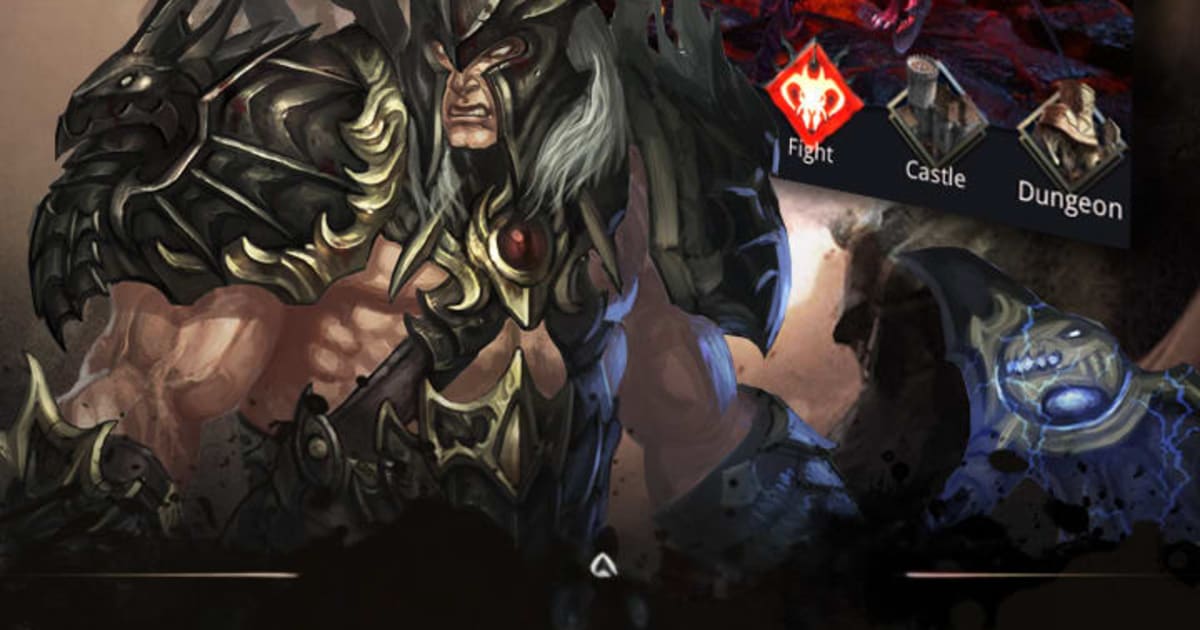 A fearsome armored boss from the world of Endless Blade